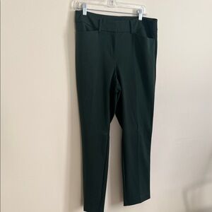 Ann Taylor Dark Green Cropped Pants